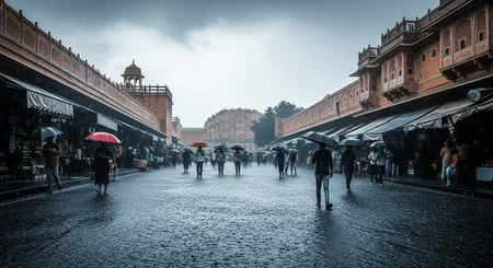 जयपुर में बारिश